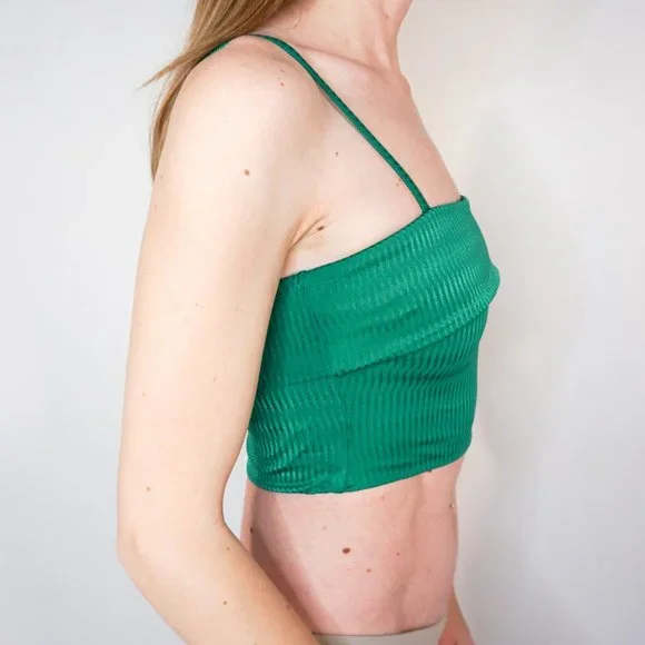 ONIA Metallic Zigzag KENDRA Swim Tank Top NWT - Picture 2 of 5